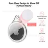 Aplicable a funda protectora Apple Airtag anti-pérdida posicionamiento funda transparente TPU todo incluido portátil impermeable funda protectora de color sólido
