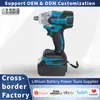 Llave de impacto eléctrica transfronteriza de 350 N para comercio exterior, Llave de impacto, Llave de impacto multifuncional de alta potencia de iones de litio