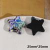 Zhen Tu Gradiente AB Textura de Fragmento de Concha Iridiscente Forma de Corazón Pentagrama Parche Redondo Accesorios DIY Pendientes Funda de Teléfono