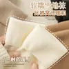 Meias de Neve para Mulheres no Outono e Inverno Forradas com Lã Espessadas de Malha Felpuda Armazenamento de Calor e Aquecimento Meias de Chão de Inverno para Casa
