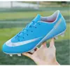 Zapatos de Fútbol para Adultos Jóvenes Transfronterizos con Tacos Largos para Adolescentes, Estudiantes de Secundaria y Preparatoria, Zapatos de Entrenamiento para Partido de Fútbol Sala