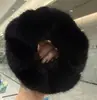 Goma para el pelo floral marrón, elegante y a la moda, con diseño de cuadros para mujer, nuevo estilo 2026, accesorio para el pelo de tela de alta calidad
