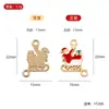 Yt208 Liga de Zinco Desenho Animado Série de Natal Gota de Óleo Pequeno Pingente DIY Joias Pulseira Colar Pingente Acessórios