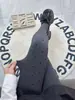Leggings de Rayas Verticales 2025 Leggings de Lunares Grises para Mujer, Afelpados, Efecto Adelgazante, Leggings de Rayas Verticales