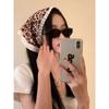 Pañuelo de Encaje Distintivo para Mujer Pañuelo Triangular de Estilo Americano de Alta Gama Corbata Pañuelo para el Cabello Leopardo Elegante Chica Caliente Foto Cinturón para el Cabello
