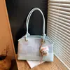 Bolsa de ombro minimalista transfronteiriça para mulheres, nova moda vintage da primavera de 2026, bolsa de alta qualidade para o dia a dia, bolsa tote de grande capacidade