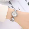 2025 Pulseira Relógio de Comércio Exterior Nova com Pontos de Diamante para Mulheres, Relógio Popular de Presente Joia para Mulheres