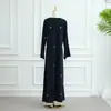 Vestido de Manga Larga Bordado con Lazo LR1000