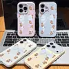 Funda para iPhone 18 Pro Max Oso Pequeño Lazo Adecuada para Apple 17 Pro Linda y Resistente a Golpes 15 Nicho 16