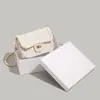 Colección Primavera/Verano 2026: Bolso de Mujer Estilo Niche Tejido de Lujo Ligero Inspirado en Chanel, Nuevo Bolso Cruzado con Cadena para Hombro