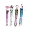 Fabricante Personalizado PVC Borracha Macia Estojo para Lápis Criativo 3D Estéreo Acessórios de Papelaria Decoração de Tampa de Caneta de Desenho Animado Fofo