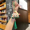 Festival do Barco-Dragão Desenho Animado Criativo Fofo Chaveiro de Zongzi Pingente para Chave de Carro Pingente de Bolsa Pequeno Presente em estoque Atacado