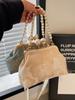 Bolso Pequeño Estilo Chino Nuevo para Mujer 2026 Primavera Nueva Moda Cadena de Perlas Bolso Cruzado de Moda Popular Super Popular Bolso con Cierre