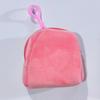 Mochila Escolar Pequeña de Felpa Color Caramelo de Moda Mochila de Color Sólido Bolso para Monedas Simple Lindo de Color Sólido Bolsa para Tarjeta de Identificación Mochila