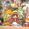 One Piece Pintura al Óleo Digital DIY Pintado a Mano para Colorear Luffy Zoro Anime Periférico Pintura al Óleo Venta al por Mayor Pintura Decorativa
