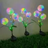 Luz Solar de Jardín LED Flor Artificial Diente de León Luz para Césped Decoración Festiva Impermeable Luz de Paisaje para Exteriores