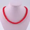 Collar de cuentas de imitación de jade de mármol blanco de 8 mm, pulsera de cuentas redondas multicolor, pulsera de hielo transparente DIY, collar al por mayor