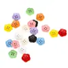 Novos Botões Coloridos de Flor, Botões Decorativos para Camisas, Suéteres e Jaquetas, Botões de Desenho Animado para Roupas DIY Costuradas à Mão