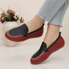 Comercio electrónico transfronterizo, talla grande, nueva colección primavera/otoño 2026, mocasines planos de moda y casual para mujer, mocasines de punta baja