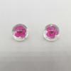 Flor de Melocotón Seca, Cuentas de Flor de Narciso, Accesorios para Joyería Semi-Terminados, Accesorios para Aretes y Collares DIY, Hemisferio de 16 mm
