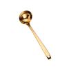 Cuchara Sopera 304 Acero Inoxidable Engrosada y Profundizada para Uso Doméstico, Cuchara para Olla Caliente con Colador, Set para Olla Caliente, Anti-Escaldaduras