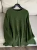 2025 Lana ~ Camiseta Básica de Cuello Redondo Cepillada Tejido Elegante Ropa de Punto para Mujer Venta al por Mayor H06Cs048