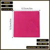 Servilletas Teñidas de Color Sólido con Encaje en Forma de Abanico en Rosa y Verde Salvia para Fiestas de Cóctel y Restaurantes Occidentales, Doble Cara, para Fiestas Transfronterizas
