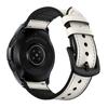 Para Samsung Galaxy Watch3/5 Reloj Inteligente Correa Deportiva de Cuero Vacuno Genuino con Capa de Silicona
