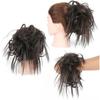 Coleta Lazo Bola Cabeza Cabello de Cola de Caballo Cabello Rizado para Mujer Seda de Alta Temperatura Fibra Química Peluca Lazo Cola de Pollo Europea y Americana Moda Cabello Rizado Esponjoso