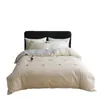 Colección de Ponis Blanco Leche~Juego de Ropa de Cama Bordado de Waffle 100% Algodón, Juego de Sábanas de Algodón Puro, Juego de Tres Piezas para Dormitorio de Estudiante