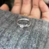 Anillo de Camelia Plateado con Diseño de Nicho, Sencillo, Moderno, Personalizado, de Alta Gama, Exquisito, Ligero, Lujoso, Único y Versátil