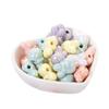 Cuentas de macarrón acrílicas perladas de color real, accesorios de joyería para hacer tú mismo, pulsera de calabaza con forma de estrella y collar de cuentas.