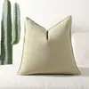 Almofada de Sofá Nova Modelo 2025 Chenille Espinha de Peixe Borda Capa de Almofada Atacado