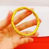 Pulsera de Vid de Acacia Método Antiguo Artesanía en Relieve Floral Abierto para Mujer Moda Simple Gama Alta Venta al por Mayor