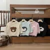 Roupas de Inverno para Bebê Meninas Animal de Desenho Animado Pelúcia Tricô Pulôver Suéter Estilo Ocidental Bebê Menina Top Quente