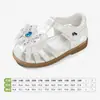 Sandalias de Princesa Snuffy para Niñas, Zapatos Cerrados Transpirables de Suela Suave con Cristal para Niñas Pequeñas y Bebés, Nuevo Modelo 2026