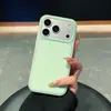 Funda de Silicona para Teléfono con Agujeros Grandes de Helado Adecuada para Apple 17Promax Estilo Verano 16 Moderna 15/14 Color Caramelo