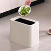 Bote de Basura para Hogar con Ranura Creativo Simple Doble Capa Engrosado Bote de Basura Sala de Estar Cocina Baño Dormitorio Bote de Basura