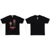 Suministro mayorista transfronterizo Chaopai de comercio exterior a 260g éxito de ventas BAPE cabeza de simio tiburón camiseta de manga corta 21