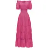 Vestido Largo Medieval Renacentista para Dama Escenario Halloween COS Cosplay Disfraz Retro Q324