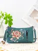 2026 Nuevo Estilo Nacional Bordado Flor Pequeño Bolso Mujeres 2026 Nuevo Retro Versátil Bolso de Hombro Cruzado