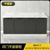 Gabinetes con encimera de pizarra, gabinetes de cocina de mármol para el hogar, estufa simple, gabinetes de cocina con almacenamiento integrado, otros