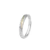 Anillo Abierto de Lujo Ligero Retro para Mujer, Color Plateado con Circonia Microincrustada, Anillo para Dedo Índice, Estilo Minimalista Único, Anillo de Diseño de Nicho