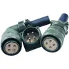 Plugue de Aviação para Servo Motor Fanuc 4 Pinos 18-10s Plugue de Linha de Alimentação com Freio 22-22