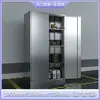 Gabinete de Herramientas Personalizado de Acero Inoxidable 304 Engrosado Gabinete de Chapa Metálica de Alta Resistencia Gabinete con Cajones Fábrica Taller de Reparación de Automóviles General Puerta Abierta