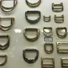 Hebilla de Cinturón Doble Anilla D Hebilla D de Cuero Hecha a Mano Accesorios [Anilla D Sin Costuras]