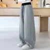 Pantalones Anchos de Strass para Niñas Otoño/Invierno 2026, Pantalones Deportivos Casuales para Niños, Pantalones Deportivos Holgados con Cordón para Niños Mayores
