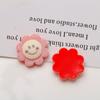 Terciopelo afelpado día nacional rojo chino estrella de cinco puntas bandera roja diy tocado accesorios para el cabello pasador parche color venta al por mayor