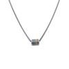 Collar de Cuentas de Arcoíris para Hombre y Mujer Simple Lujo Ligero Nicho de Alta Gama Cadena para Suéter con Sentido del Diseño Acero Titanio a Prueba de Color Suéter