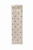 Suministrado directamente de fábrica, calcetines de algodón peinado para niñas con estampado de lunares y diseño trenzado WTR286 de otoño, calcetines de media pantorrilla estilo coreano para niños, lote mixto
